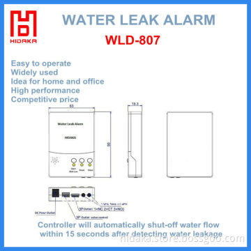 home automation water leak detection equipment with voice recording